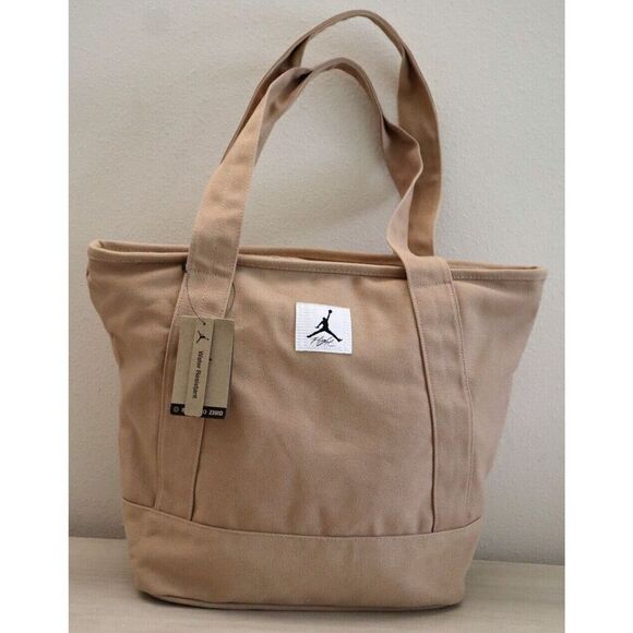 Jordan Flight WA0731-X6A Unisex Desert/Beige Water Resistant Carryall Tote Bag - Picture 1 of 14